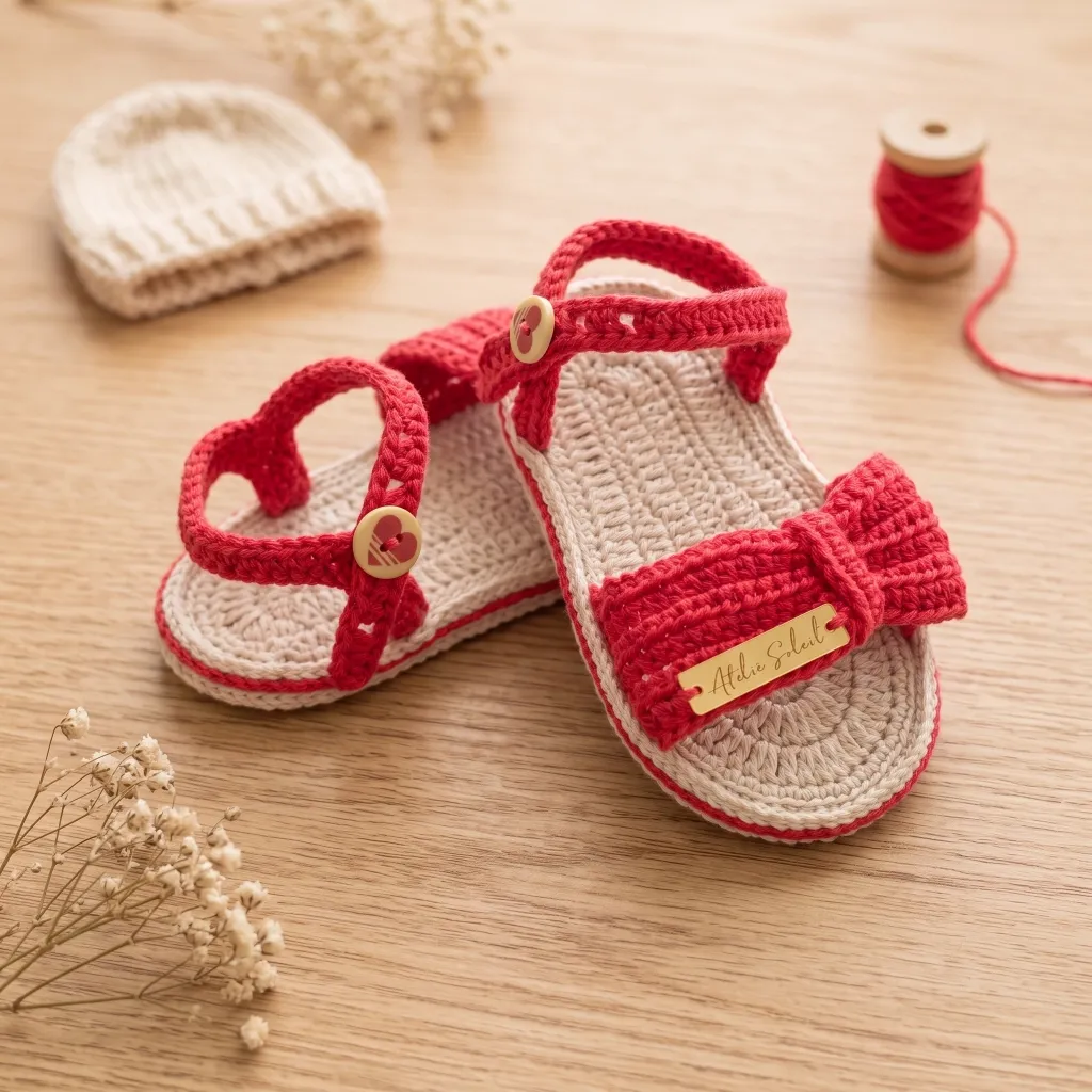 Custom Crochet Baby Sandals